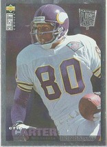 Cris Carter 1995 Collectors Choice #98 Player&#39;s Club Parallel - £1.35 GBP