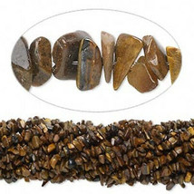 Tiger&#39;s Eye Chip Beads  32&quot; - 34&quot; Endless Strand &quot;A-/B+ Grade&quot; - £3.16 GBP