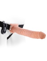 Fetish Fantasy Vibrating 11 Inch Hollow Strap On Penis Extension Dildo - £46.99 GBP