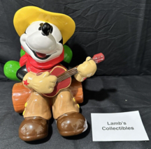 Mickey Mouse Cowboy with Guitar Zak Design Cookie Jar Wonderful World of... - £113.20 GBP