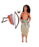 Vtg 1995 Mattel Disney Pocahontas Sun Colors Kokoum Doll Bow Arrow Quiver - $29.99