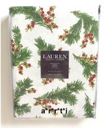 Ralph Lauren Cedarberry Christmas Tablecloth 60&quot; x 120&quot; or Placemats NIP - £35.44 GBP+