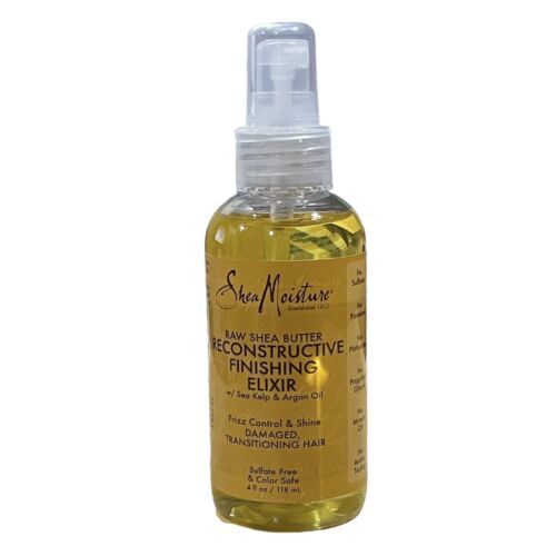 (1) Shea Moisture Raw Shea Butter Reconstructive Finishing Elixir 4 Oz A... - $39.59
