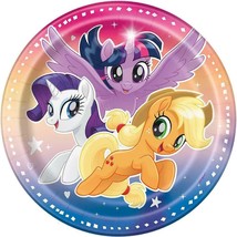 My Little Pony the Movie Dessert Plates Birthday Party Supplies 8 Per Package - £4.18 GBP