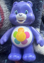 JP China TCFC Harmony Care Bear Violet Purple 3&quot; Smiling Rainbow Flower - £7.59 GBP