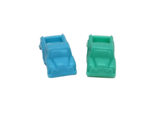2 VINTAGE 1989 TYCO QUINTS WAGON FOR 5 REPLACEMENT # 10892 BLUE + GREEN ... - $9.50