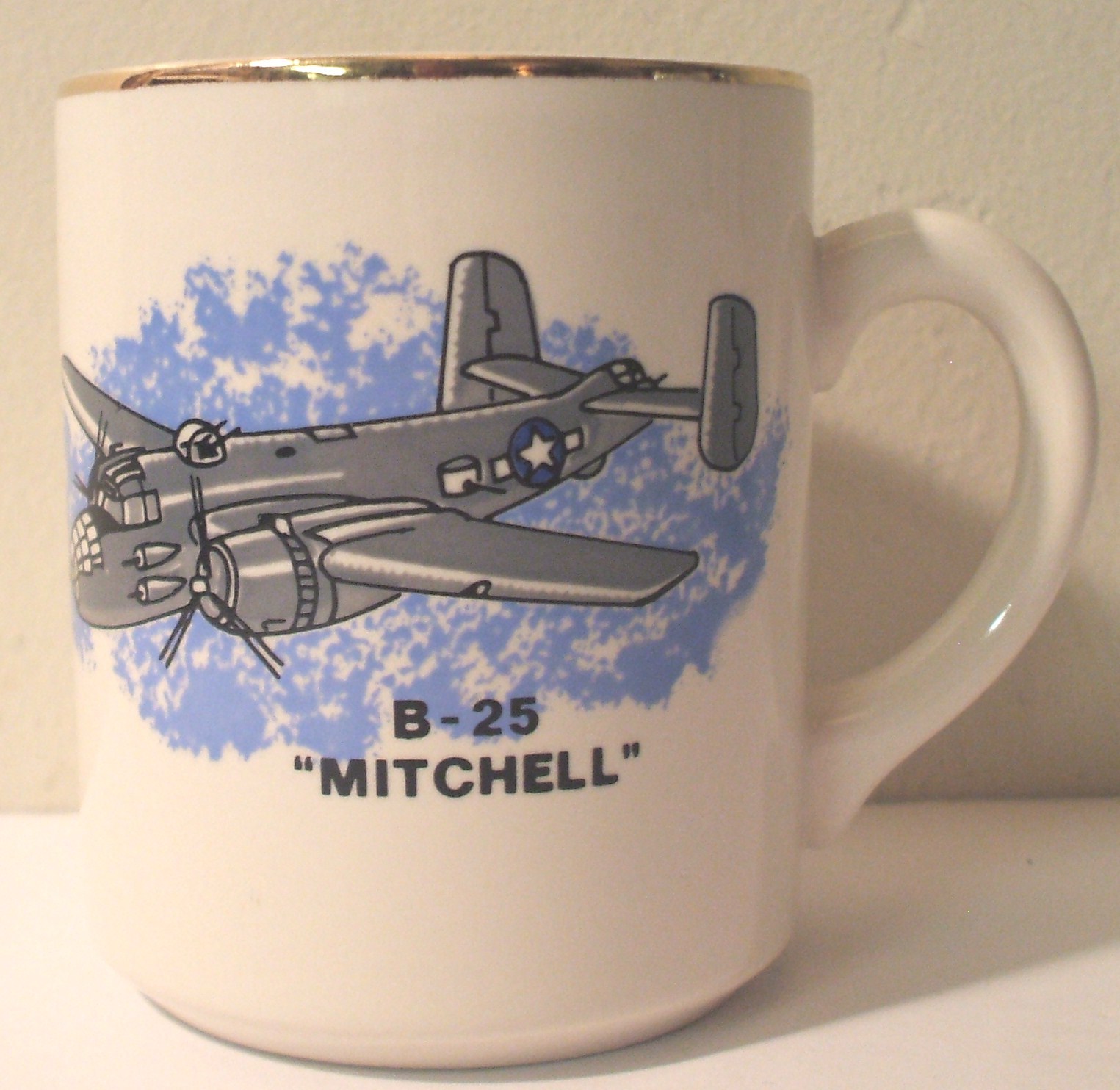 USAAF North American B-25 Mitchell ceramic coffee mug - $15.00