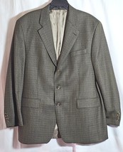 Chaps Ralph Lauren Blazer Jacket Mens Size 44R Olive Wool Sport Coat Vintage  - £22.12 GBP