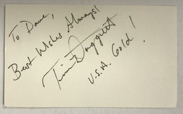 Tim Daggett Signed Autographed 3x5 Index Card - US Olympic Legend - £11.74 GBP