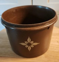 Vintage Tupperware Brown Starburst Canister #264-16 (No Lid/Seal) - £7.32 GBP