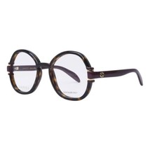 GUCCI GG1069O 002 Dark Havana 53mm Eyeglasses New Authentic - £158.69 GBP