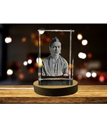 LED Base included | Frida Kahlo 3D Engraved Crystal Decor - $40.49+