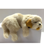 Sleeping Puppy Dog car Shelf Sitter tan  7&quot; - £15.79 GBP