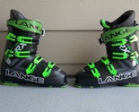 Lange RX 130 ski boots mens mondo size 29.5 alpine downhill skiing black... - $139.99