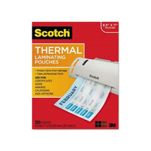 3M Display Materials And Syste TP3854-200 Thermal Pouches, Letter SIZE,3 Mil Thi - £69.65 GBP