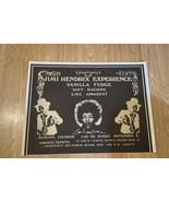 1968 Jimi Hendrix Experience Vanilla Fudge Seattle Coliseum Handbill Po... - $5,523.17 MXN