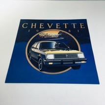 1981 Chevrolet Chevette 2-Door Hatchback Coupe Full Coil Suspension Car Brochure - $14.25