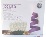 100 GE Stay Bright Random Sparkle White Diamond-Faceted C5 LED Lights - $34.64