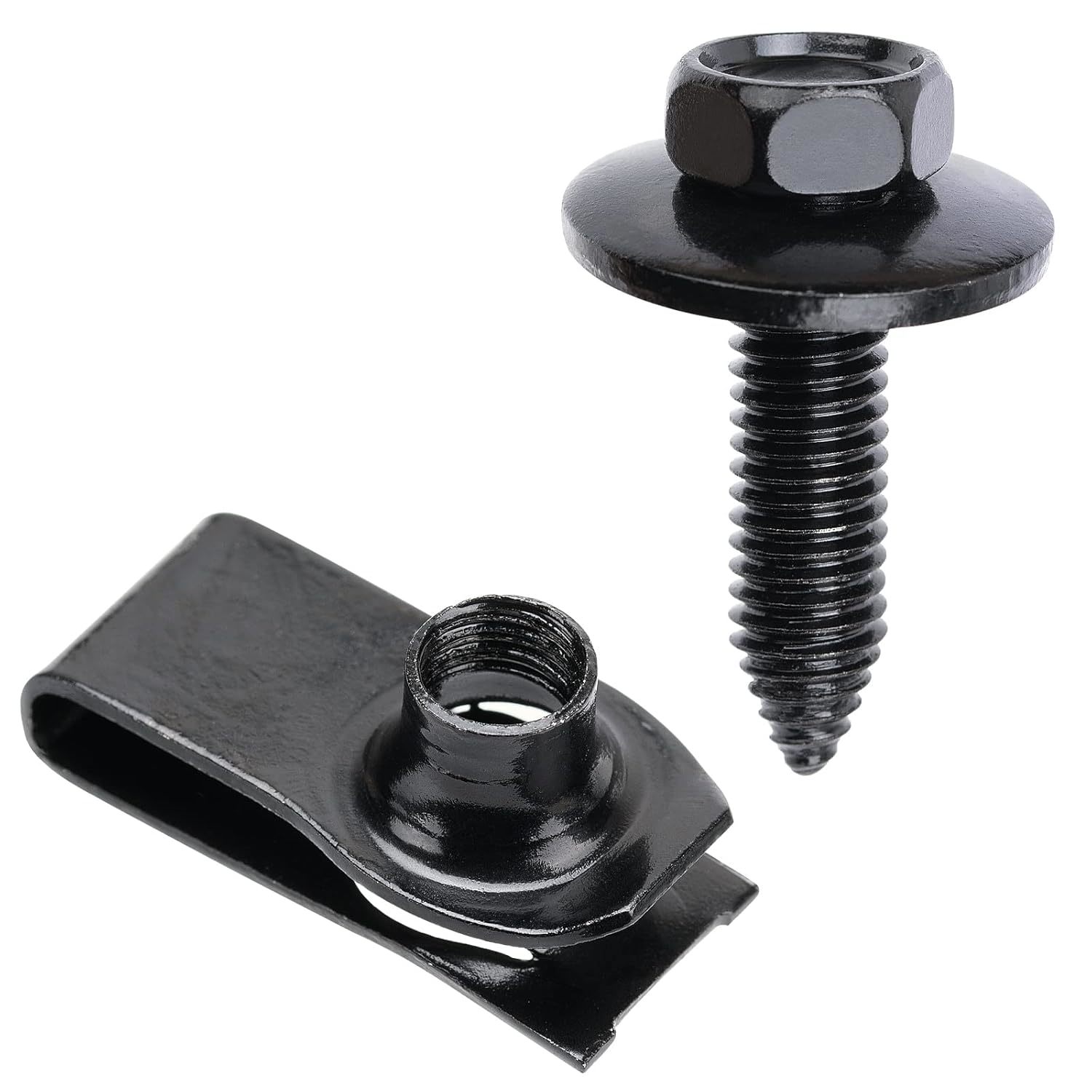 Oautoo 10Sets M8-1.25 Screws &amp; U-Nuts - $21.29