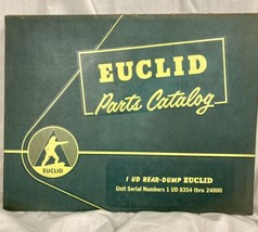 1957 EUCLID 1UD  REAR DUMP TRUCK PARTS CATALOG - £18.14 GBP