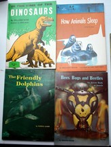 Lot 8 1970s Scholastic G R 2-3 Science Dinosaurs~Dolphins~Bugs~Sleep~Whales~Ants - £7.91 GBP