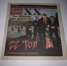 ZZ Top Love Ride XX Newspaper Supplement 2003 Cover Nelson Brothers Lee ... - $19.99
