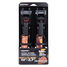 Keeper 12 ft. Ratchet Tie Down  Camouflage - Pack of 2 - $24.95