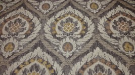 Ballard Designs Scandicci Gray Kravet Damask MULTI-USE Fabric By The Yard 55&quot;W - £12.86 GBP