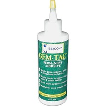 Gem-Tac Permanent Adhesive Glue Cement for Rhinestones - £29.80 GBP