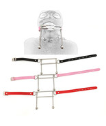 Stainless Steel Adjustable Mouth Gag Tongue Gag With PU Leather - $30.00