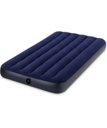 Intex Twin 39&quot; x 75&quot; x 8 1/4&quot; Classic Downy Inflatable Airbed Mattress Blue - $391.62 MXN