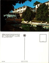 California Carmel LaPlaya Largest Luxury Hotel Swimming Pool Vintage Pos... - $9.40