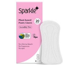 Sparkle Panty Liners for Women, Plant-Based Daily Pantiliners | Organic ... - $9.89
