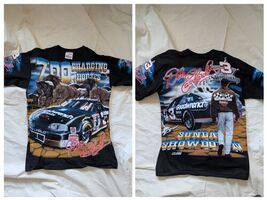 Vintage 1997 Nascar Dale Earnhardt Charging Horses All Over Print Shirt ... - €109,69 EUR