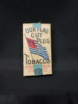 1907 OUR FLAG CUT PLUG TOBACCO Chewing Smoking PATRIOTIC BOX With Tax Stamp - $24.58