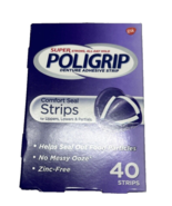 POLIGRIP Denture Adhesive Strip Comfort Seal Strips - 40 strips - $169.22 MXN