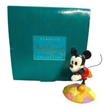 Disney WDCC Mickey Mouse Figurine Millennium Mickey On Top of the World Ornament - $28.04