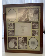 Americana 11”X14” Natural Wood Collage Picture Frame 11 Openings Sealed New - £13.17 GBP