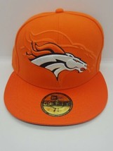 New Era 59Fifty Denver Broncos Sideline Official Fitted Hat Size 7 1/4 - £18.50 GBP