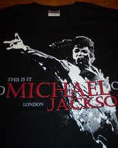 MICHAEL JACKSON THIS IS IT  LONDON T-shirt SMALL NEW - $19.80