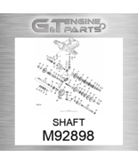 M92898 SHAFT fits JOHN DEERE (New OEM) - $115.76