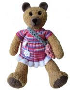 Teddy Bear Stuffed Toy Handmade- Nursery Decoration -Baby Shower Present- OOAK - $48.00