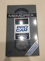 BRAND NEW Memorex Pro Cam T-30 Blank Video Cassette NEVER OPENED - £19.43 GBP