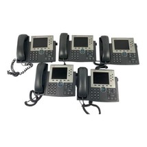 Lot of 5: Cisco IP Phones 7965 Unified IP VoIP Office Business Phones CP-7965G - $79.99