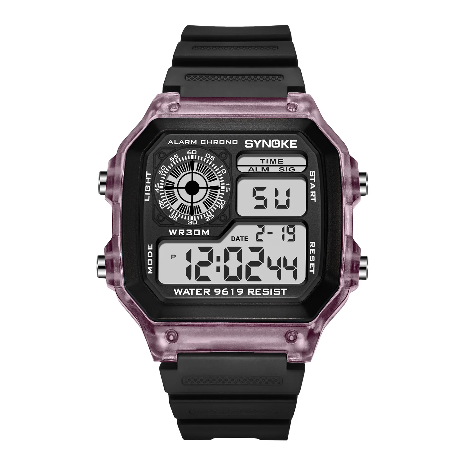 Ent man sports watch waterproof chrono wristwatch clock watches mens reloj hombre 9619d thumb200