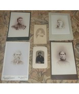 Walter Lackey &amp; Lucina Andrus Family (6) Antique Photos - Massachusetts - $1,978.02 MXN