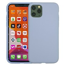Liquid Silicone Rubber Shockproof Case for iPhone 11 Pro Max 6.5&quot; LIGHT PURPLE - £6.10 GBP
