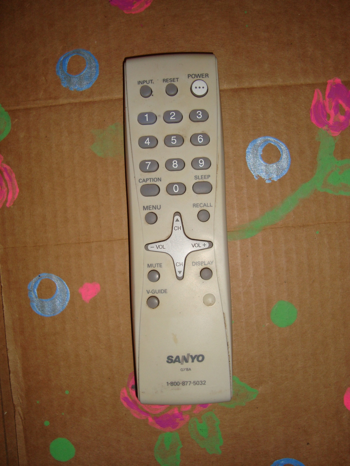 SANYO TV REMOTE GXBA - $9.99