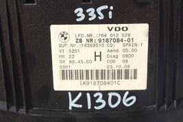2009-2012 BMW 335i E92 COUPE SPEEDOMETER GAUGE CLUSTER image 6