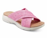 Easy Spirit Women Cross Strap Slide Sandals Taite 2 Size US 9.5M Dark Pink - £26.11 GBP